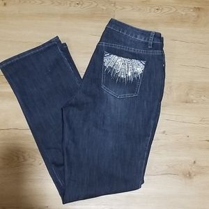 Christopher Banks Embellished Pocket Dark Jean 8